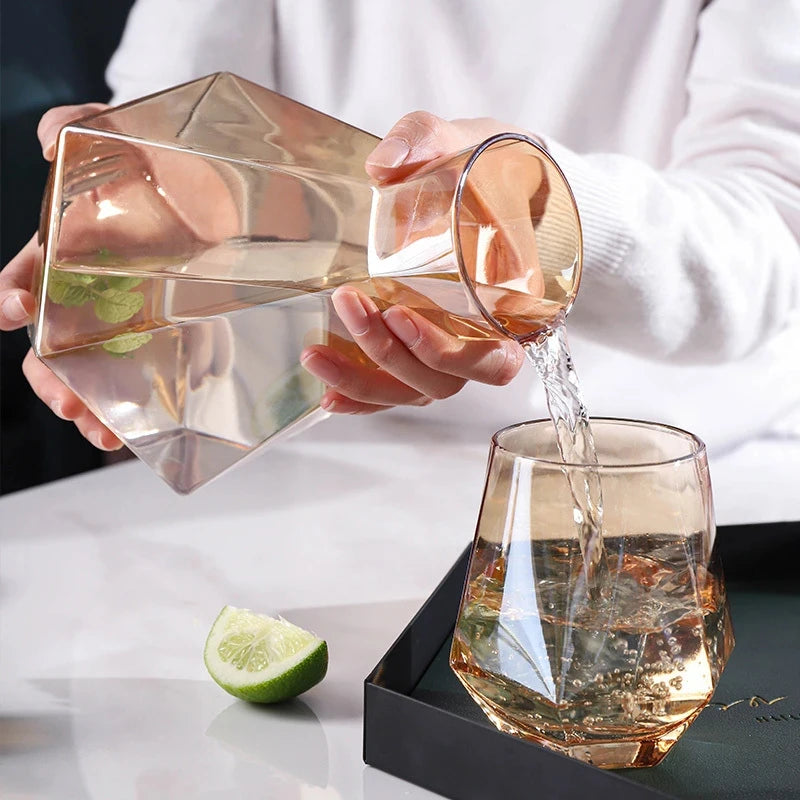 Halden Glass Carafe with Glasses – Water & Juice Serving Set