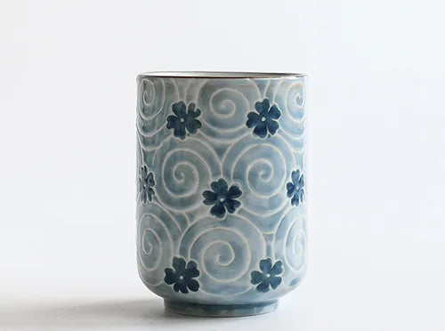 Wren Painted Tea Cup – Vintage Floral Design
