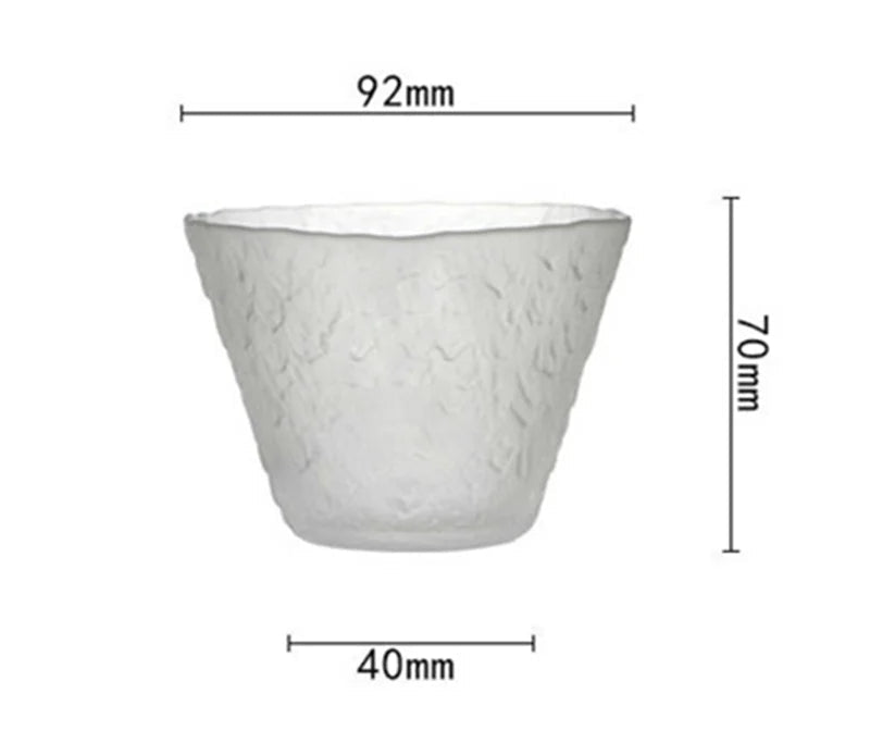 Yukari Frosted Whisky Glass – Japanese Hammered Crystal Tumbler with Wooden Gift Box (200ml)
