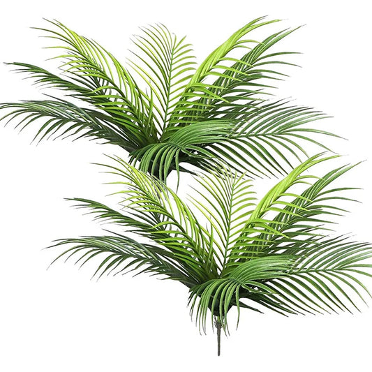 Tropical Palm Leaf Stem Arrangement – 52cm Decorative Palm Spray with 9 Branches for Home, Office or Event Styling