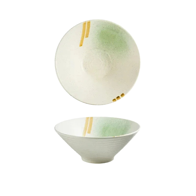 Kazumi Ceramic Ramen Bowls – Japanese Style Noodle Bowls, Large Soup Bowls, Dinnerware Collection