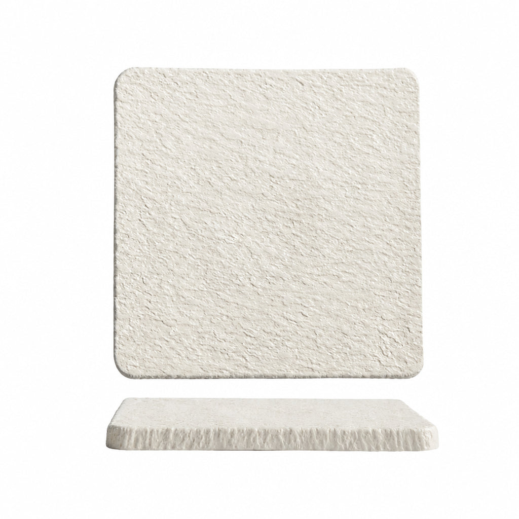 Ishikawa Stone-Effect Ceramic Serving Plate – Steak, Sushi & Dessert Plate