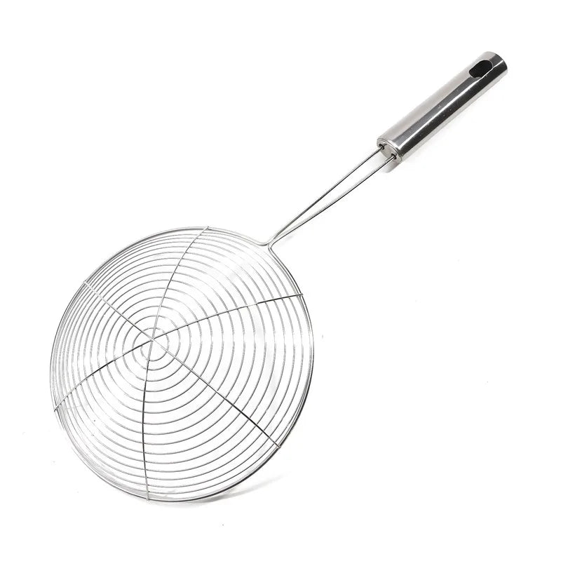 Stainless Steel Food Strainer Set – 1/3/5 Piece Frying and Cooking Skimmer Spoons