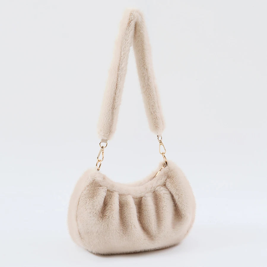 Kova Faux Fur Shoulder Bag