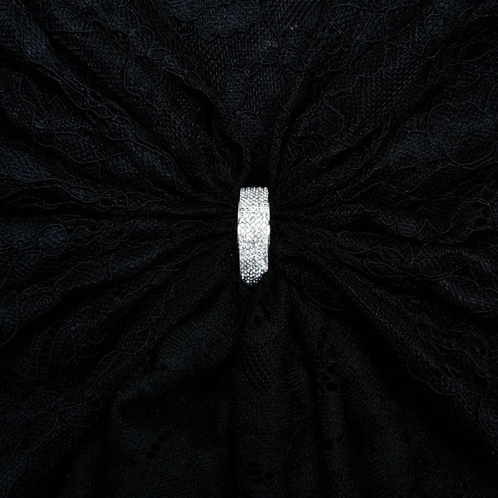 Seraphielle Black Lace Long Sleeve Mini Dress – Ruched Bodycon Party Dress with Sheer Detail and Statement Drape