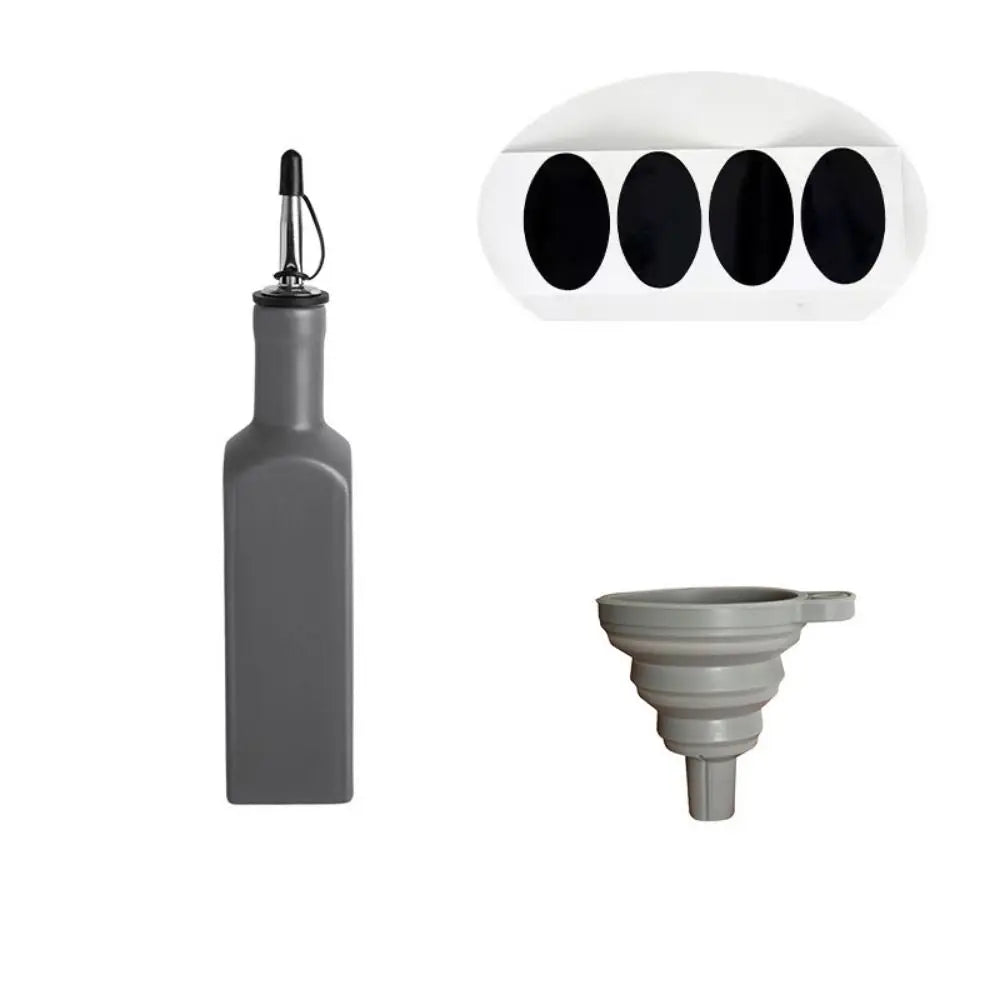 Foundry Ceramic Oil & Vinegar Bottle – Kitchen Pourer for Olive Oil, Vinegar & Cooking Oils