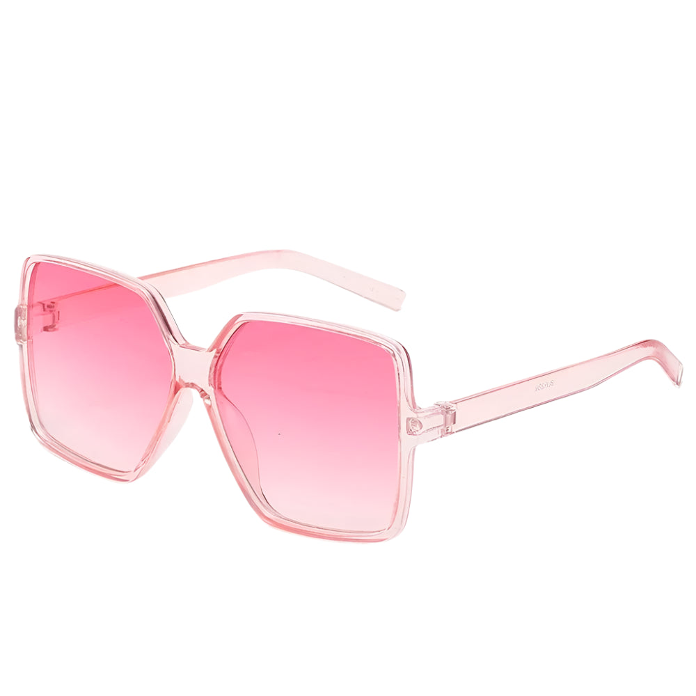 Averra Oversized Black Square Sunglasses – UV Protection Fashion Shades for Women UK
