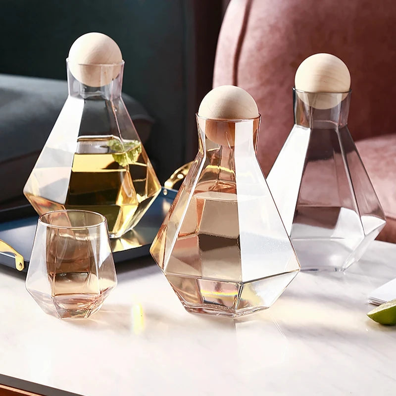 Halden Glass Carafe with Glasses – Water & Juice Serving Set