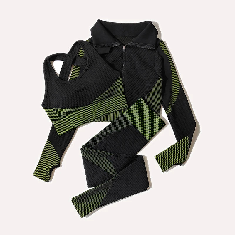 Women's Activewear Collection: Textured Yoga Sets