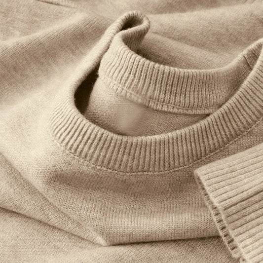 Men’s Long Sleeve Lightweight Knit Jumper – Crew Neck Pullover Casual Knitwear