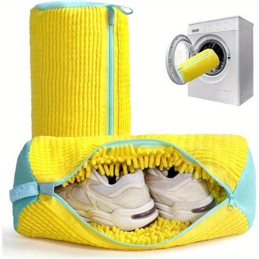 Shoe Washing Bag for Washing Machine – Yellow Laundry Bag for Trainers, Sneakers & Casual Shoes