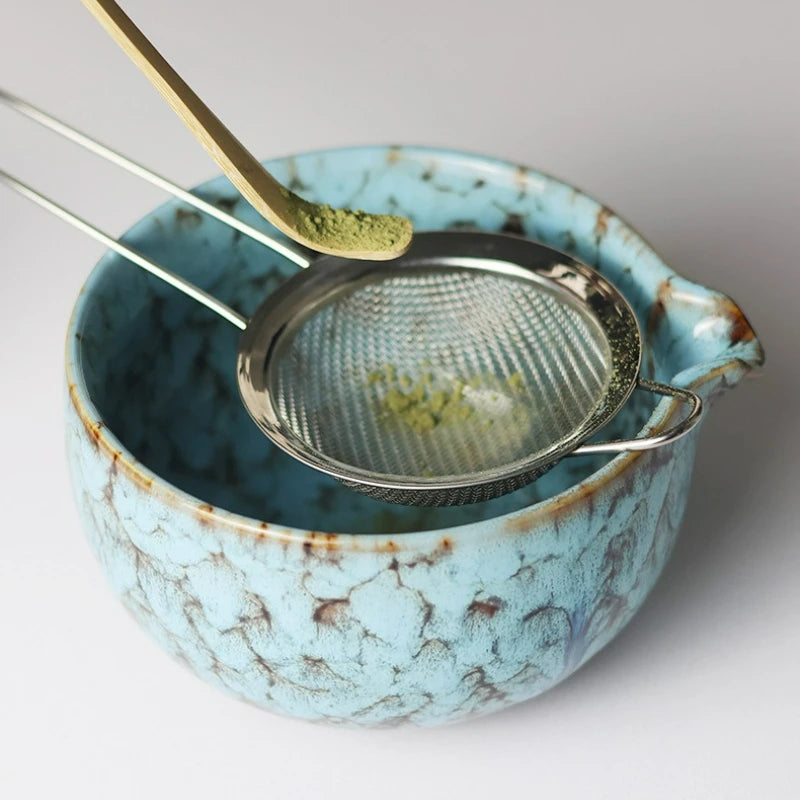 Sahori Japanese-Style Matcha Tea Set – 2, 5 or 7 Piece Matcha Bowl and Bamboo Whisk Set