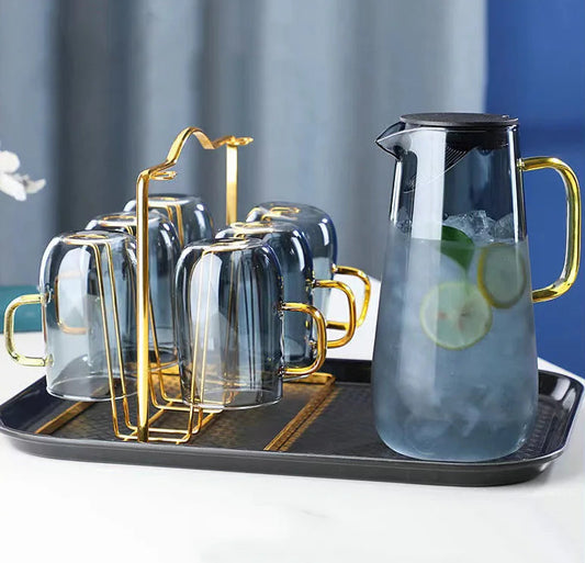 Bellmere Glass Jug & Tumbler Set