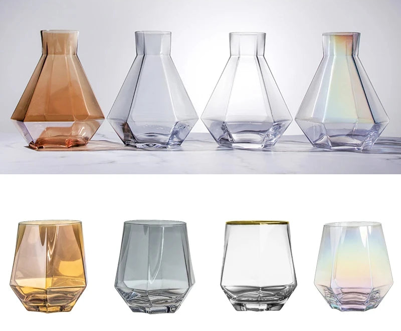Halden Glass Carafe with Glasses – Water & Juice Serving Set