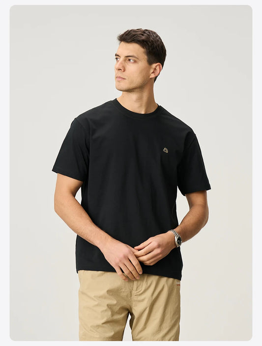 Classic Cotton Crew Neck T-Shirt for Men – Regular Fit Everyday Tee in Multiple Colours