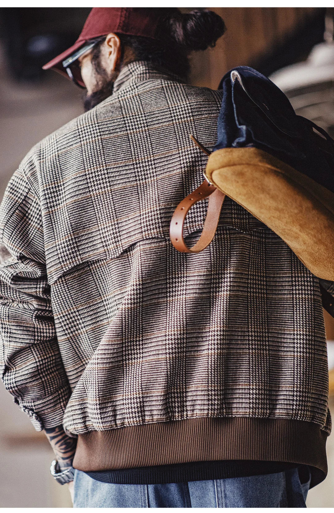 Bramford Men’s Heritage Check Harrington Jacket