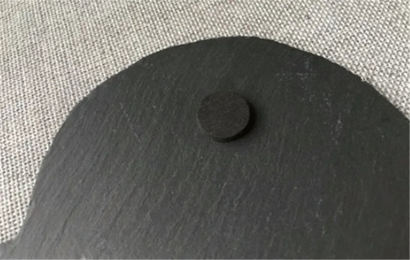 Heart Shaped Black Slate Plate – Natural Stone Cheese Board, Sushi Serving Platter, Cake & Pizza Tray for Weddings, Parties & Home Dining