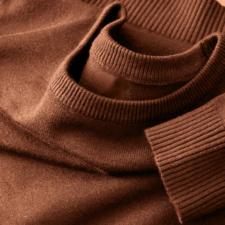 Men’s Long Sleeve Lightweight Knit Jumper – Crew Neck Pullover Casual Knitwear