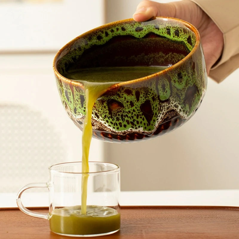 Aemori Japanese-Style Matcha Tea Set – 5 or 7 Piece Matcha Gift Set with Bamboo Whisk, Bowl and Accessories