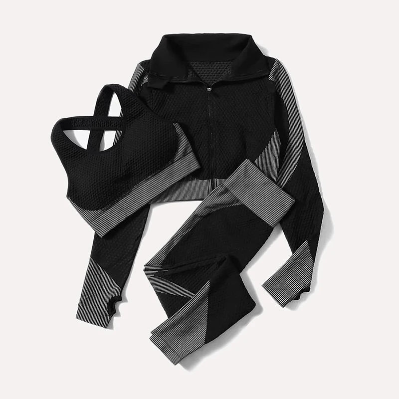 Women's Activewear Collection: Textured Yoga Sets