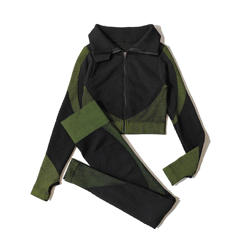 Women's Activewear Collection: Textured Yoga Sets