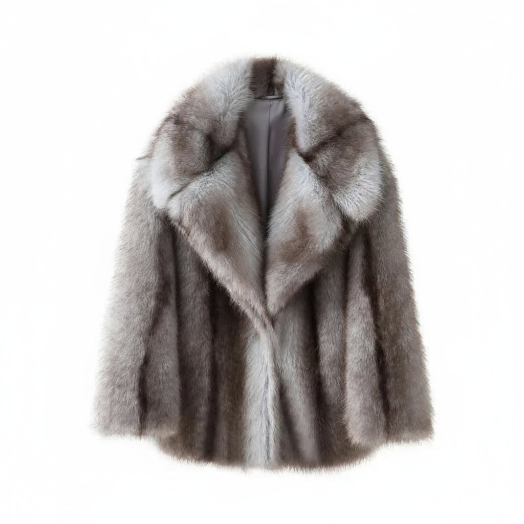 Velisse Oversized Faux Fur Coat – Women’s Luxury Long Pile Plush Jacket for Elegant Winter Outerwear & Evening Wear Looks