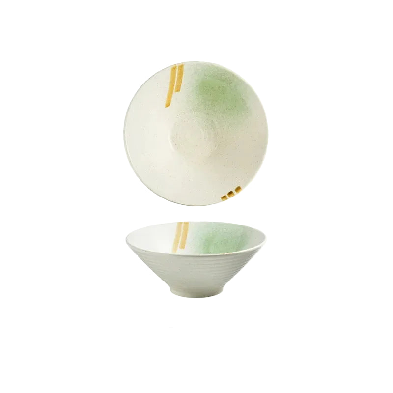 Kazumi Ceramic Ramen Bowls – Japanese Style Noodle Bowls, Large Soup Bowls, Dinnerware Collection