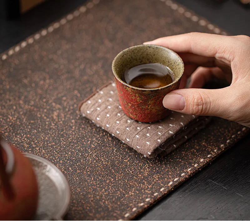Akai Earth Handmade Tea Cups – Ceramic Tea Cup Set, Espresso Coffee Cups, Arabic Coffee Cups, Loose Leaf Tea Cups, Artisan Drinkware