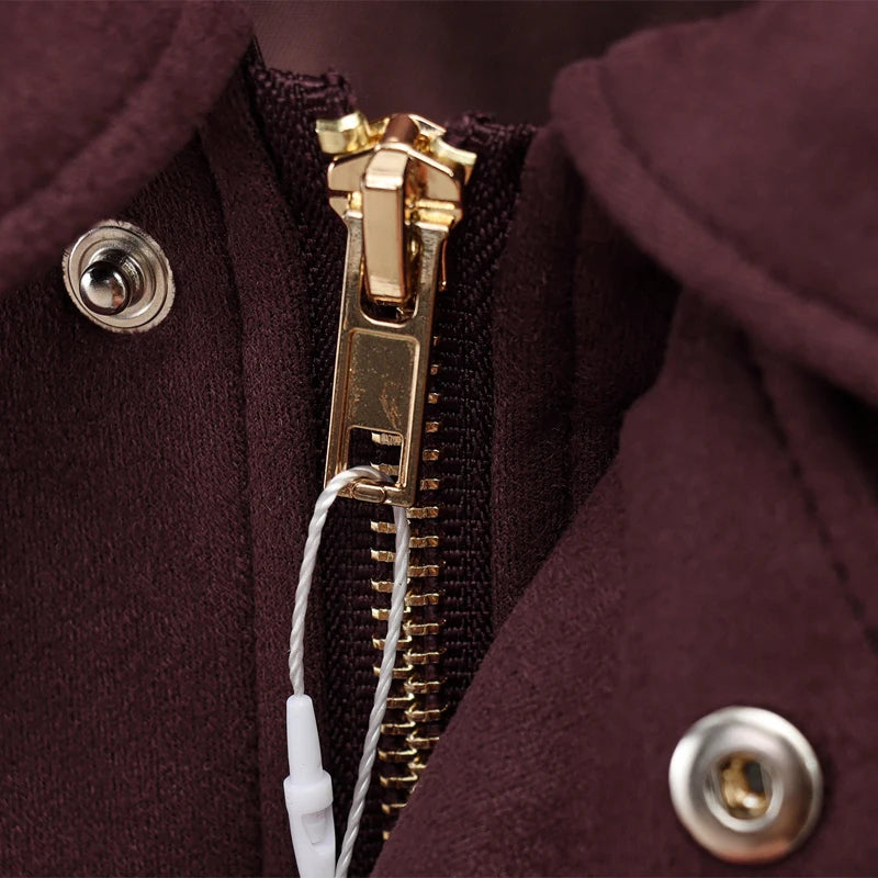 Sarvenna Faux Suede Balloon Bomber Jacket – Women’s Oversized Jacket in Black, Claret, Mocha & Khaki