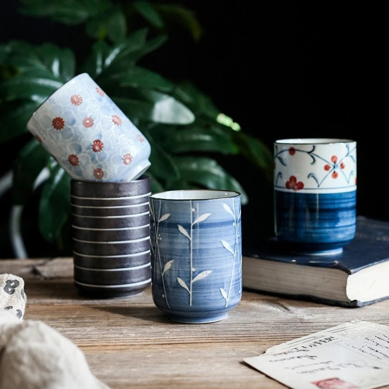 Wren Painted Tea Cup – Vintage Floral Design