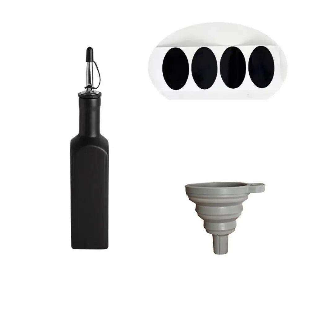 Foundry Ceramic Oil & Vinegar Bottle – Kitchen Pourer for Olive Oil, Vinegar & Cooking Oils