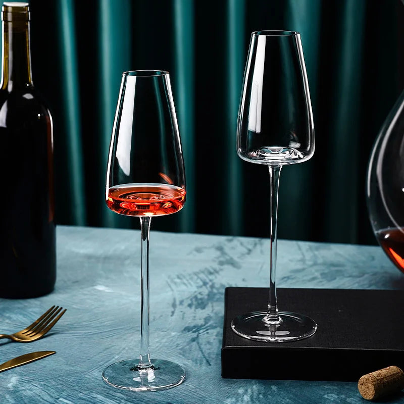 Modern Stemmed Wine Glasses – Crystal Wine Glass, Elegant Dining & Bar Glassware