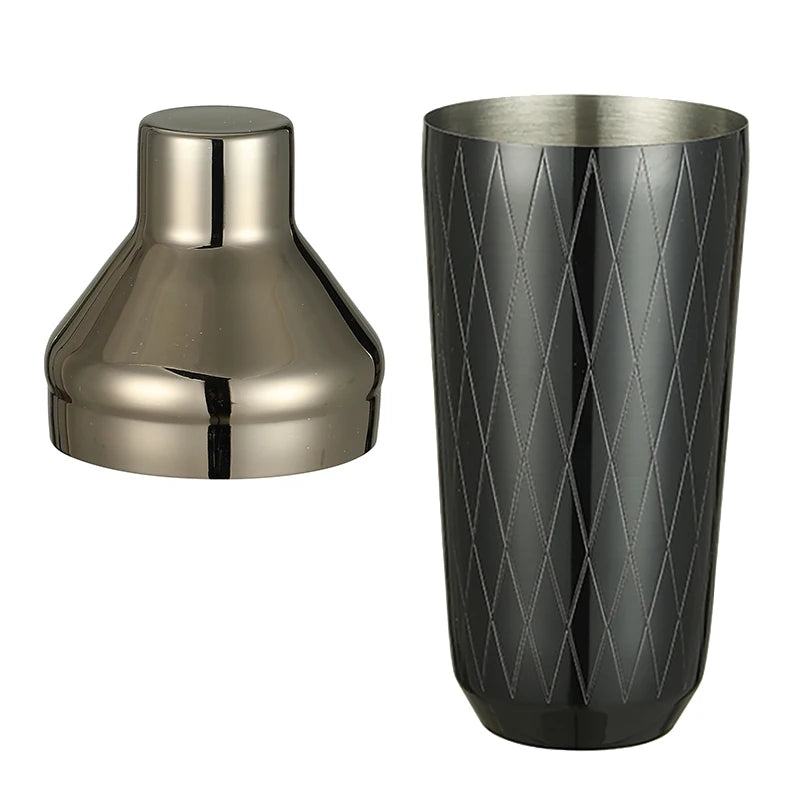 Cocktail Shaker Bar Set – 5 Piece Mixology Bartender Kit with Shaker, Jigger, Strainer, Spoon and Muddler