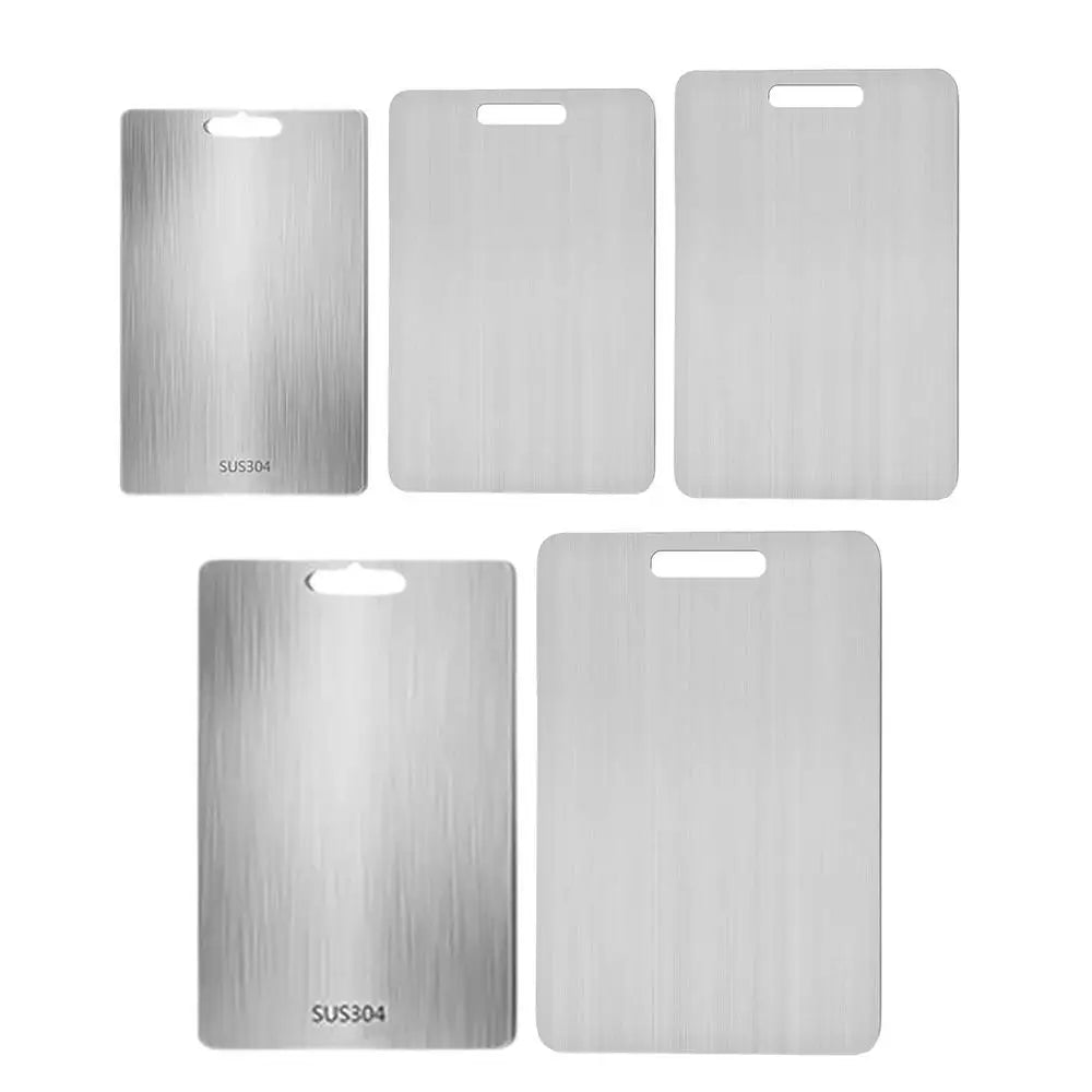 Double-Sided Stainless Steel Chopping Board – Hygienic, Durable & Scratch-Resistant