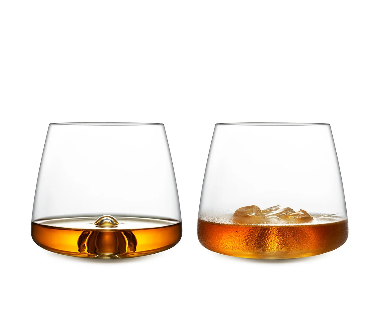 Montelle Mountain Base Crystal Whisky Glass Set
