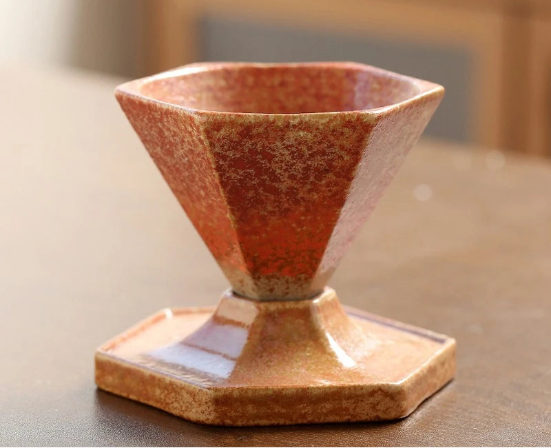 Rokaku Coffee Cup with Base – Handmade Ceramic Coffee Cup 150ml