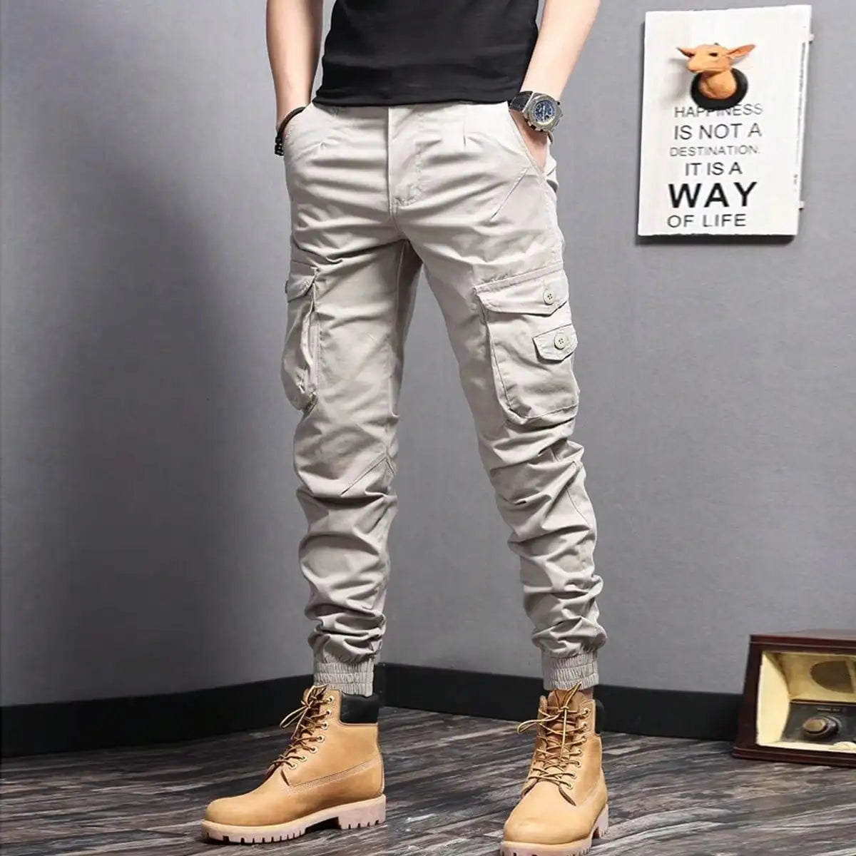 Cargo Trousers With Pockets