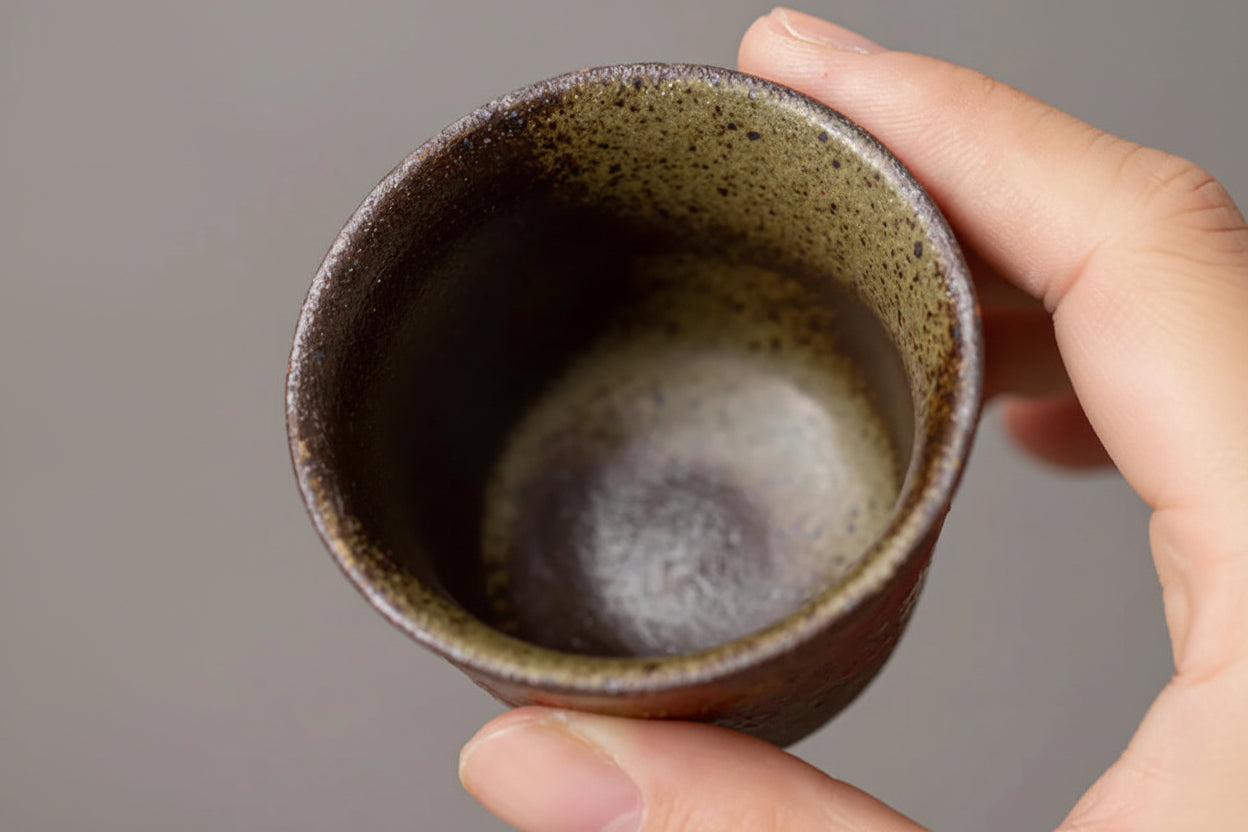 Akai Earth Handmade Tea Cups – Ceramic Tea Cup Set, Espresso Coffee Cups, Arabic Coffee Cups, Loose Leaf Tea Cups, Artisan Drinkware