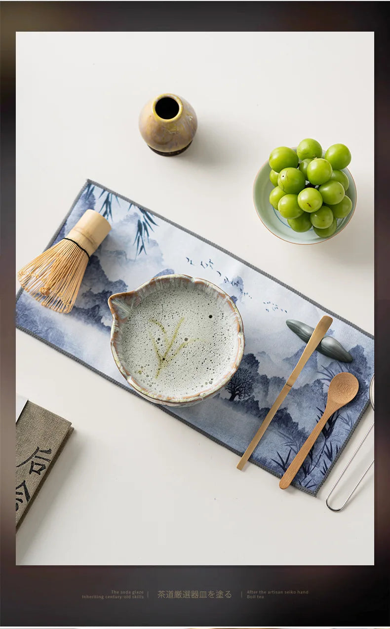 Lotus Matcha Gift Set – Traditional 8 Piece Japanese Matcha Tea Set with Bowl, Whisk, Scoop & Accessories