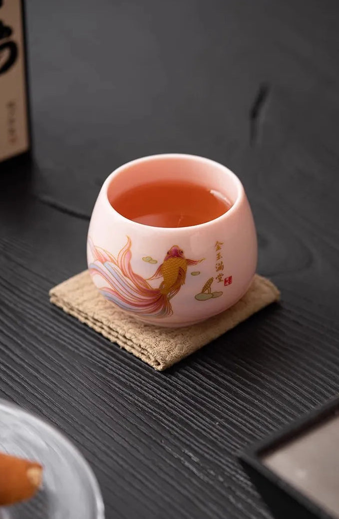 Petal & Plum Ceramic Tea Cup Collection