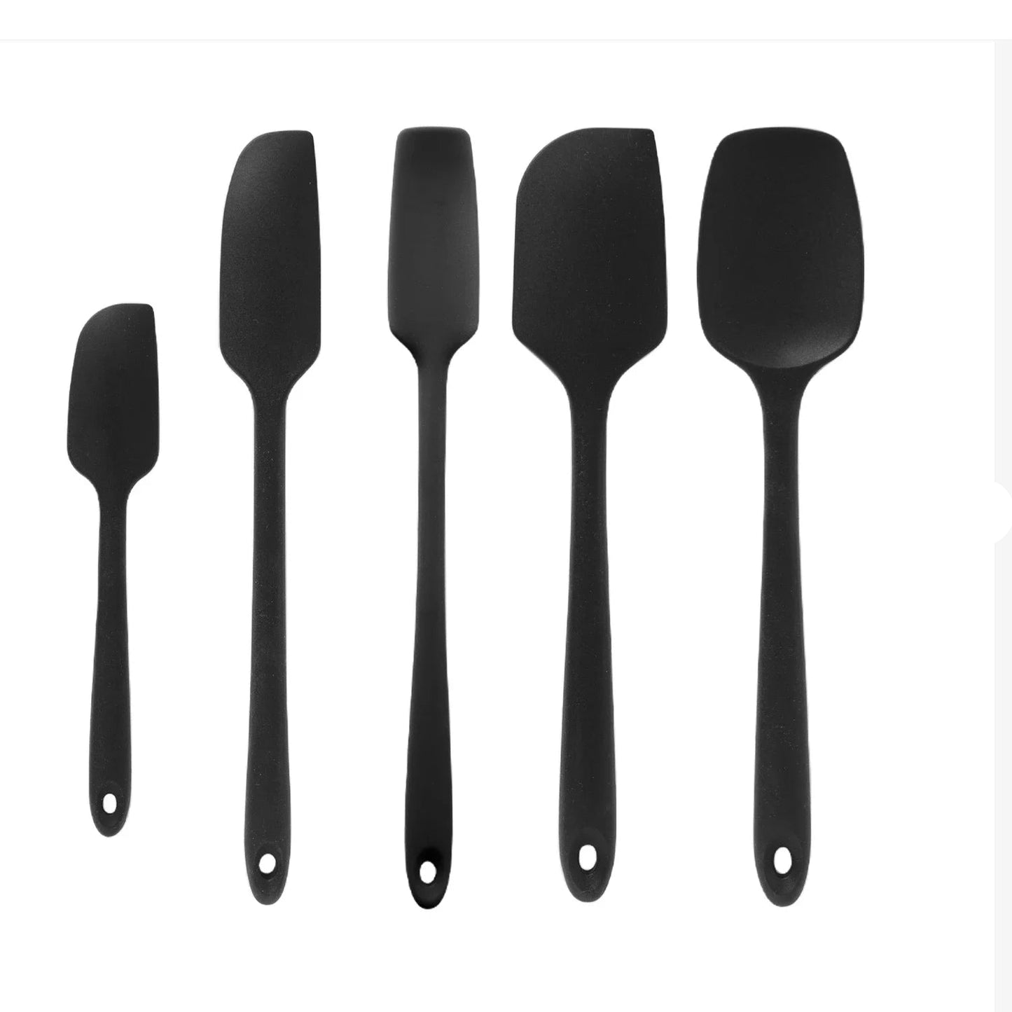 13-Piece Black Silicone Kitchen Utensil Set with Holder – Heat Resistant Non-Stick Cooking Tools