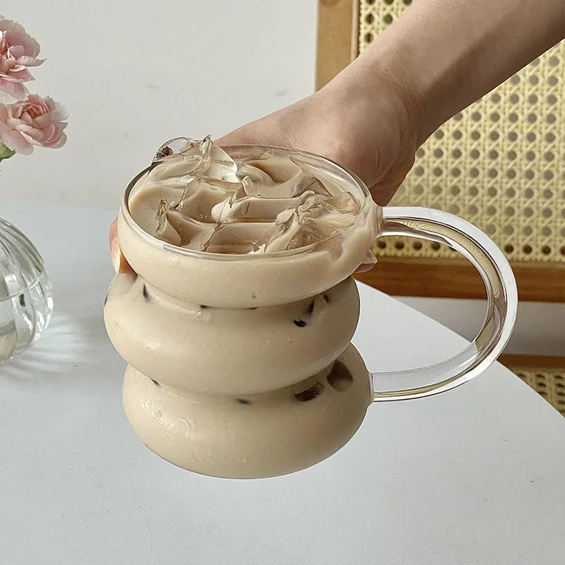 Lunaro Bubble Mug & Tumbler – Heat Resistant Glass