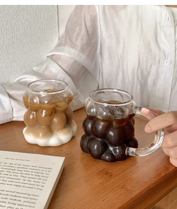 Lunaro Bubble Mug & Tumbler – Heat Resistant Glass