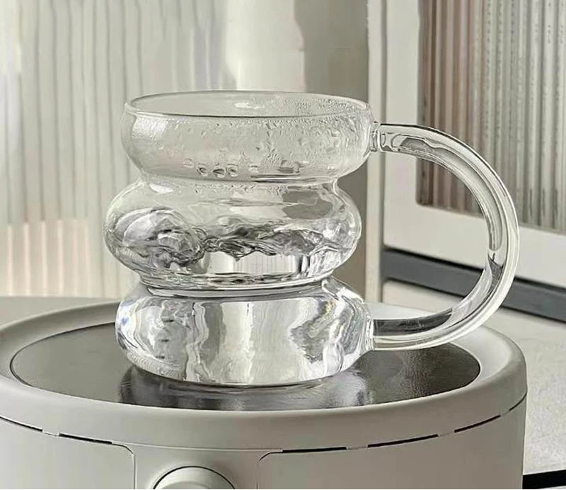 Lunaro Bubble Mug & Tumbler – Heat Resistant Glass