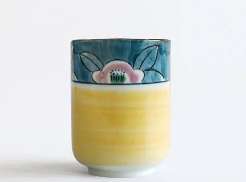 Wren Painted Tea Cup – Vintage Floral Design