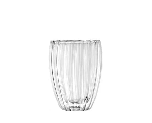 Prism Double Wall Glass Tea & Coffee Cup Collection – Insulated Tea, Latte & Espresso Glass Mug