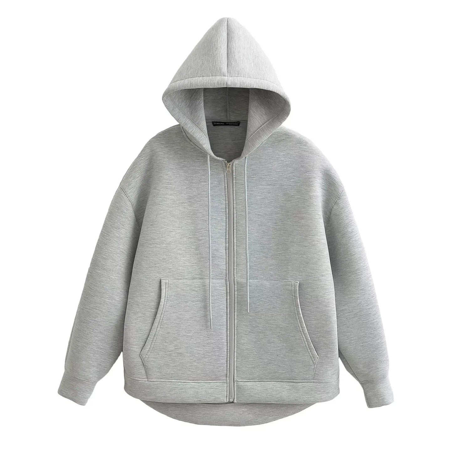 Rebel Zip-Up Hoodie-Casual Streetwear Hoodie for Everyday Wear
