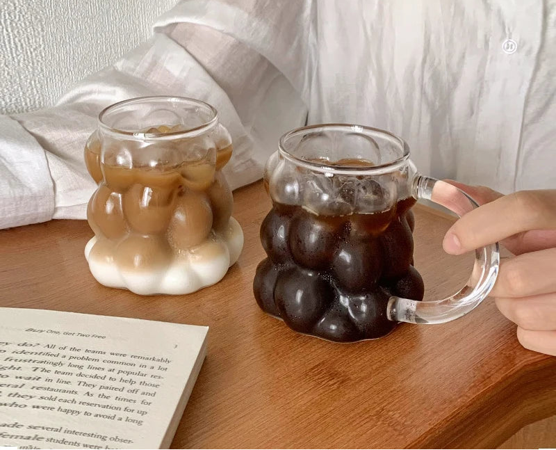 Lunaro Bubble Mug & Tumbler – Heat Resistant Glass