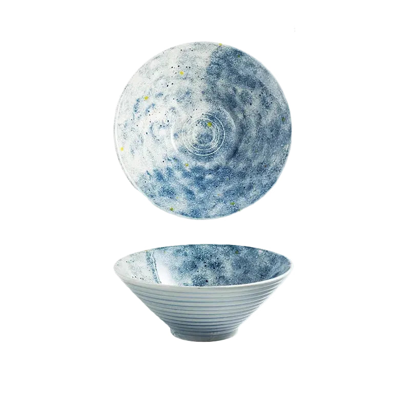 Kazumi Ceramic Ramen Bowls – Japanese Style Noodle Bowls, Large Soup Bowls, Dinnerware Collection