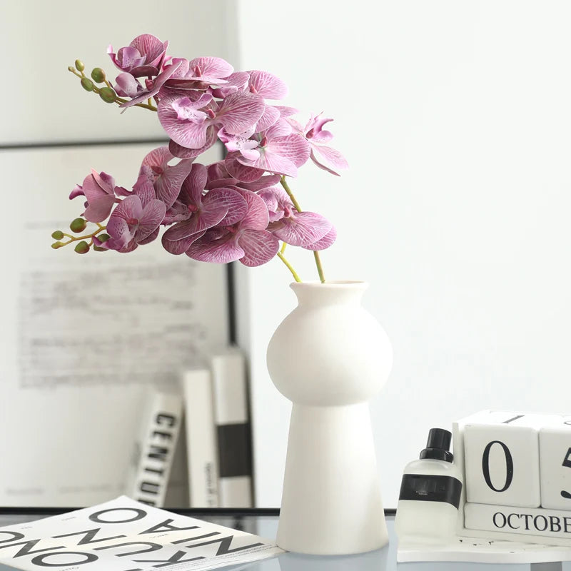 Orchid Bloom Stem – Faux Orchid Flower Branch for Vase Arrangements, Bouquets and Home Décor